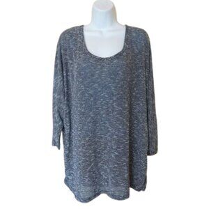 Blue Shirt with Back Opening at the back Size 2X